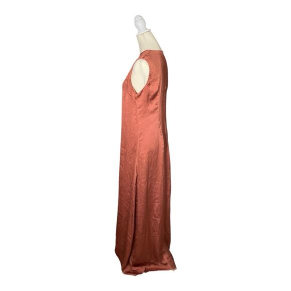 Veiled Collection New York Luxe Designer Maxi Dress Mauve Crepe US Small - Picture 6 of 9